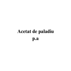 Acetat de paladiu p.a.