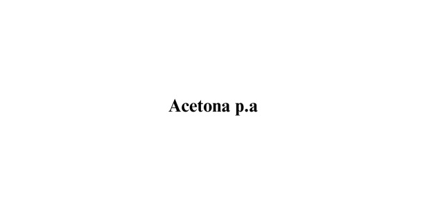 Acetona p.a.