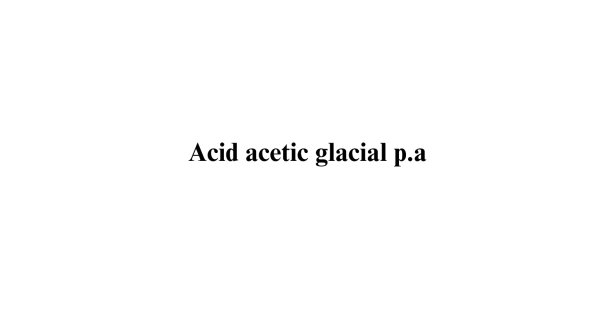 Acid acetic glacial p.a.