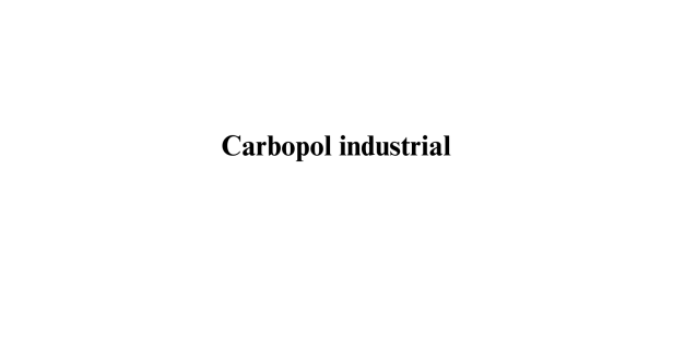 Carbopol industrial