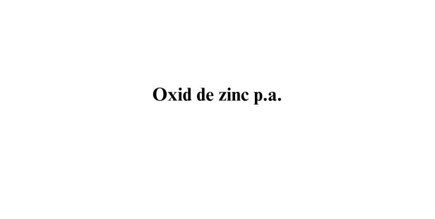 Oxid de zinc  p.a.