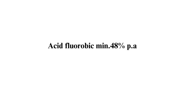 Acid fluoroboric min. 48% p.a.