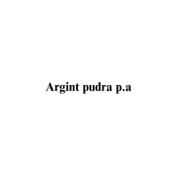 Argint pudra p.a. Argint pudra p.a.