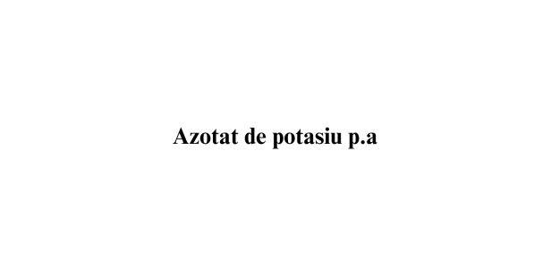 Azotat de potasiu p.a. PRECURSOR