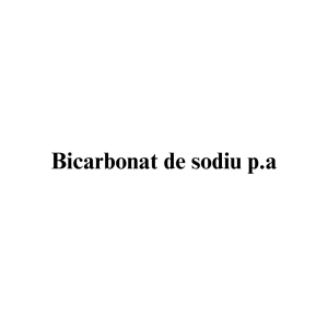 Bicarbonat de sodiu p.a.