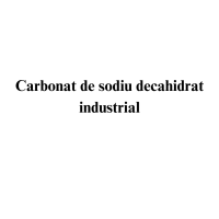 Carbonat de sodiu decahidrat industrial Carbonat de sodiu decahidrat industrial