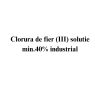 Clorura de fier (III) solutie min. 40% industrial Clorura de fier (III) solutie min. 40% industrial