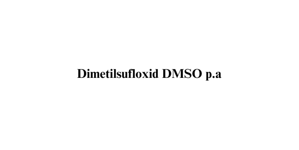Dimetilsufloxid DMSO p.a.