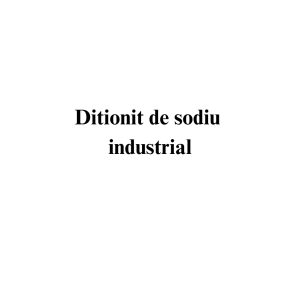Ditionit de sodiu industrial