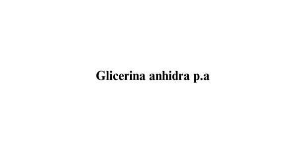 Glicerina anhidra p.a.