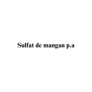 Sulfat de mangan p.a. Sulfat de mangan p.a.