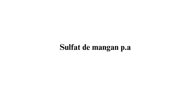 Sulfat de mangan p.a.