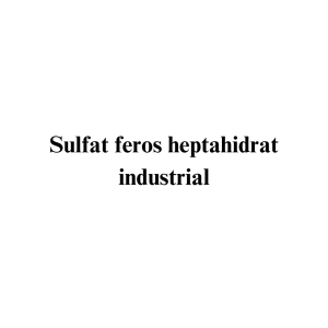 Sulfat feros heptahidrat industrial