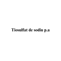 Tiosulfat de sodiu p.a. Tiosulfat de sodiu p.a.